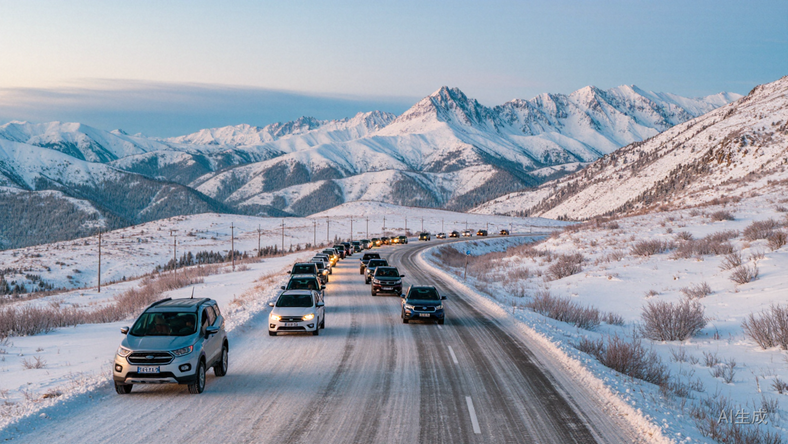 暴雪被堵22小时,他们困在最美“秋景”里
